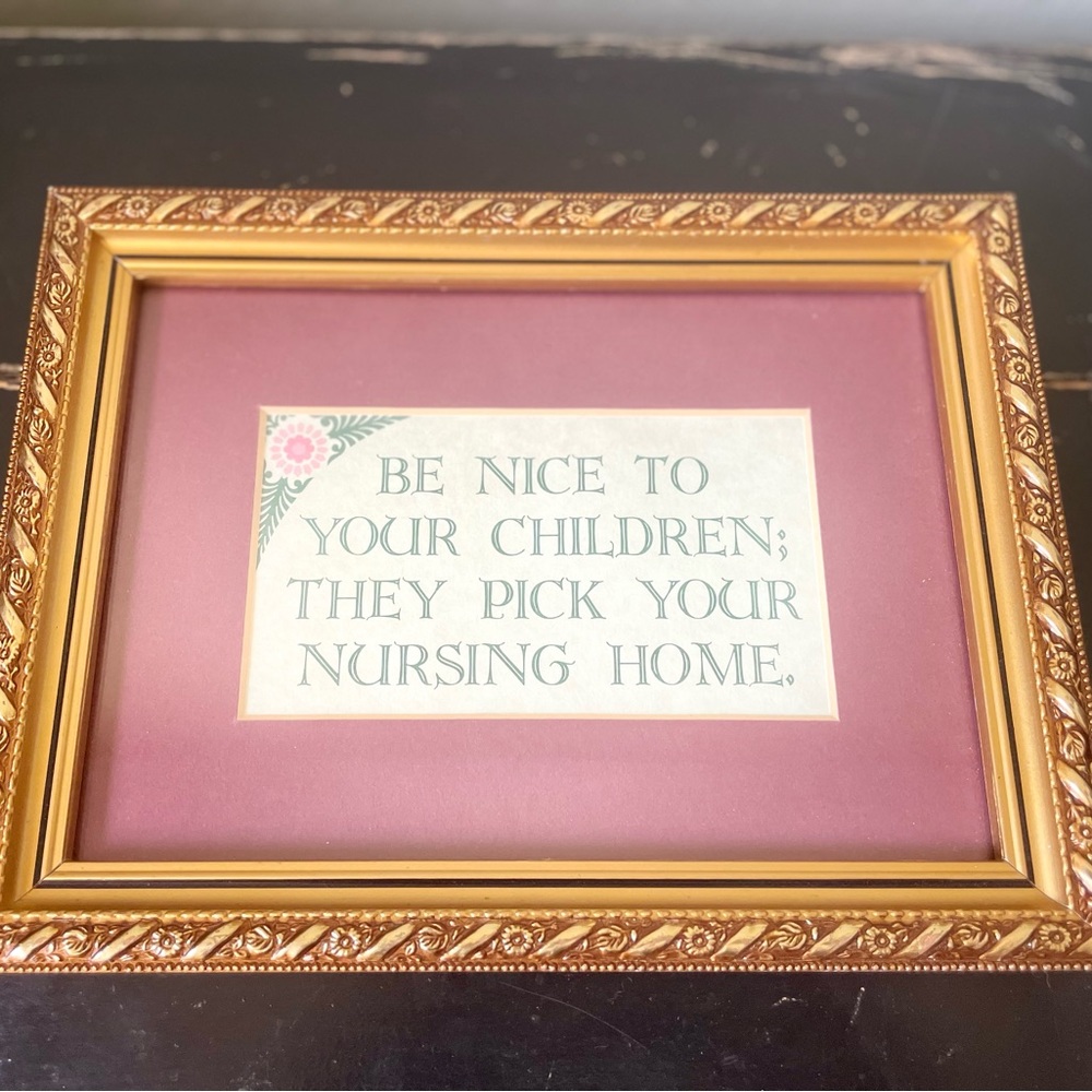 Print w/ Gold Frame